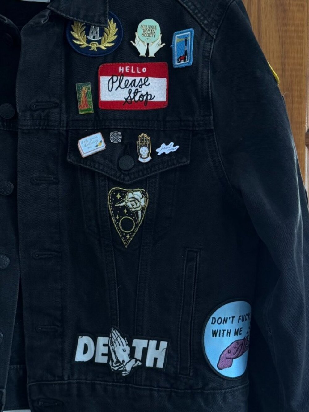 Custom Patchwork Jean Jacket - Picture 3 of 8